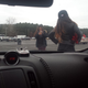 Original Caption: They have no clue I’m in the car, should I honk?